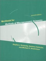 Cover of: Workbook for Methods of Macroeconomic Dynamics - 2nd Edition