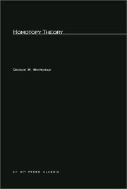 Cover of: Homotopy Theory