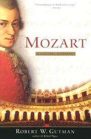 Cover of: Mozart by Robert W. Gutman