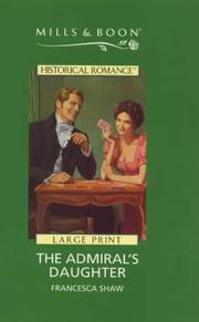 Cover of: The Admiral's Daughter by Francesca Shaw