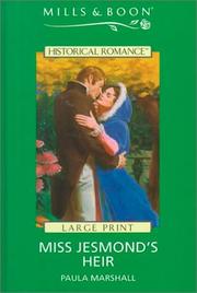 Cover of: Miss Jesmond's Heir