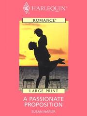 Cover of: A Passionate Proposition by Susan Napier