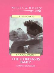 Cover of: The Contaxis Baby by Lynne Graham