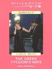 Cover of: The Greek Tycoon's Wife