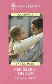 Cover of: Harlequin Romance I - Large Print - Her Secret, His Son (Harlequin Romance I - Large Print)