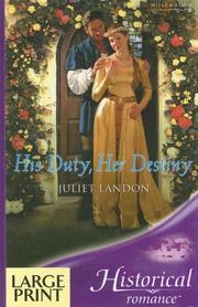 Cover of: His Duty, Her Destiny