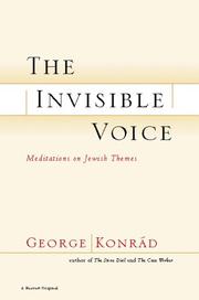 Cover of: The Invisible Voice: Meditations on Jewish Themes