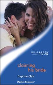 Cover of: Claiming His Bride