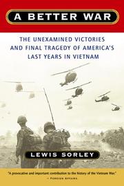 Cover of: A Better War by Lewis Sorley