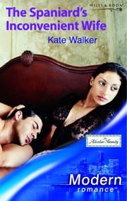 Cover of: The Spaniard's Inconvenient Wife by Kate Walker