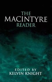 Cover of: The MacIntyre reader by Alasdair C. MacIntyre