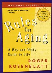 Cover of: Rules for Aging by Roger Rosenblatt