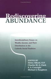 Cover of: Rediscovering abundance by Helen Alford ... [et al].