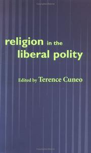 Cover of: Religion In The Liberal Polity