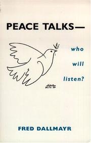 Cover of: Peace Talks by Fred R. Dallmayr