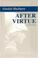 Cover of: After Virtue