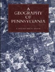 Cover of: A geography of Pennsylvania
