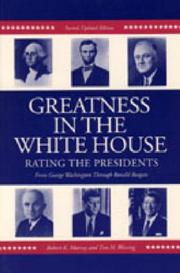 Cover of: Greatness in the White House: rating the presidents