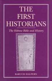 The first historians by Baruch Halpern