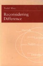 Cover of: Reconsidering difference: Nancy, Derrida, Levinas, and Deleuze