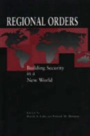 Cover of: Regional orders by edited by David A. Lake and Patrick M. Morgan.