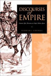 Cover of: Discourses of Empire: Counter-Epic Literature in Early Modern Spain