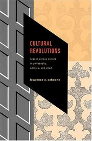 Cover of: Cultural Revolutions by Lawrence E. Cahoone