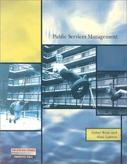 Cover of: Public services management