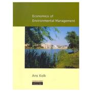 Cover of: Economics of environmental management