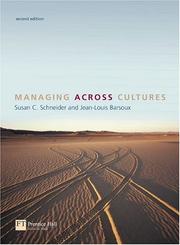MANAGING ACROSS CULTURES by SUSAN C. SCHNEIDER, Susan C. Schneider, Jean-Louis Barsoux