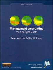 Cover of: Management Accounting for Non-Specialists by Peter Atrill, Peter Atrill, E. J. McLaney