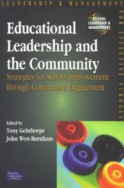 Cover of: Educational Leadership and the Community | 