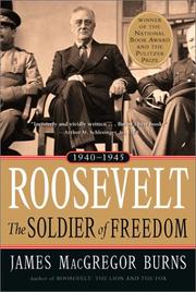 Cover of: Roosevelt by James MacGregor Burns