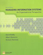 Cover of: Managing Information Systems: An Organisational Perspective