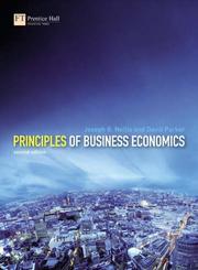 Cover of: Principles of Business Economics by Joseph G. Nellis, David Parker