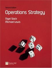 Cover of: Operations Strategy (2nd Edition) | Nigel Slack