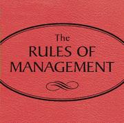 Cover of: Rules of Management