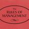 Cover of: Rules of Management