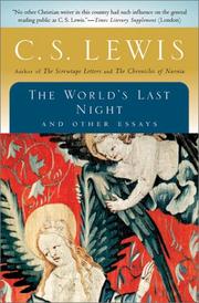 Cover of: The World's Last Night by C.S. Lewis