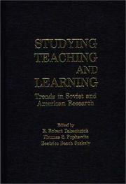 Cover of: Studying Teaching and Learning: Trends in Soviet and American Research (Praeger Special Studies in Comparative Education)