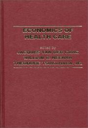 Cover of: Economics of Health Care (Praeger Studies in Grants Economics)