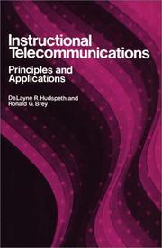 Cover of: Instructional Telecommunications: Principles and Applications