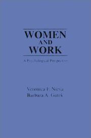 Cover of: Women and Work: A Psychological Perspective