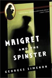 Cover of: Maigret and the Spinster by Georges Simenon