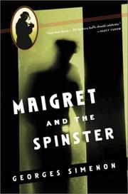 Cover of: Maigret and the Spinster by Georges Simenon, Georges Simenon