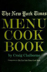 Cover of: New York Times Menu Cook Book by Craig Claiborne