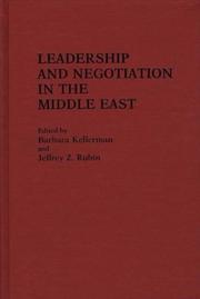 Cover of: Leadership and negotiation in the Middle East