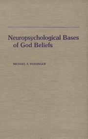 Cover of: Neuropsychological bases of God beliefs