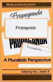 Cover of: Propaganda: a pluralistic perspective