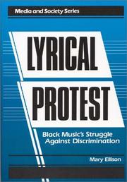 Cover of: Lyrical protest by Mary Ellison